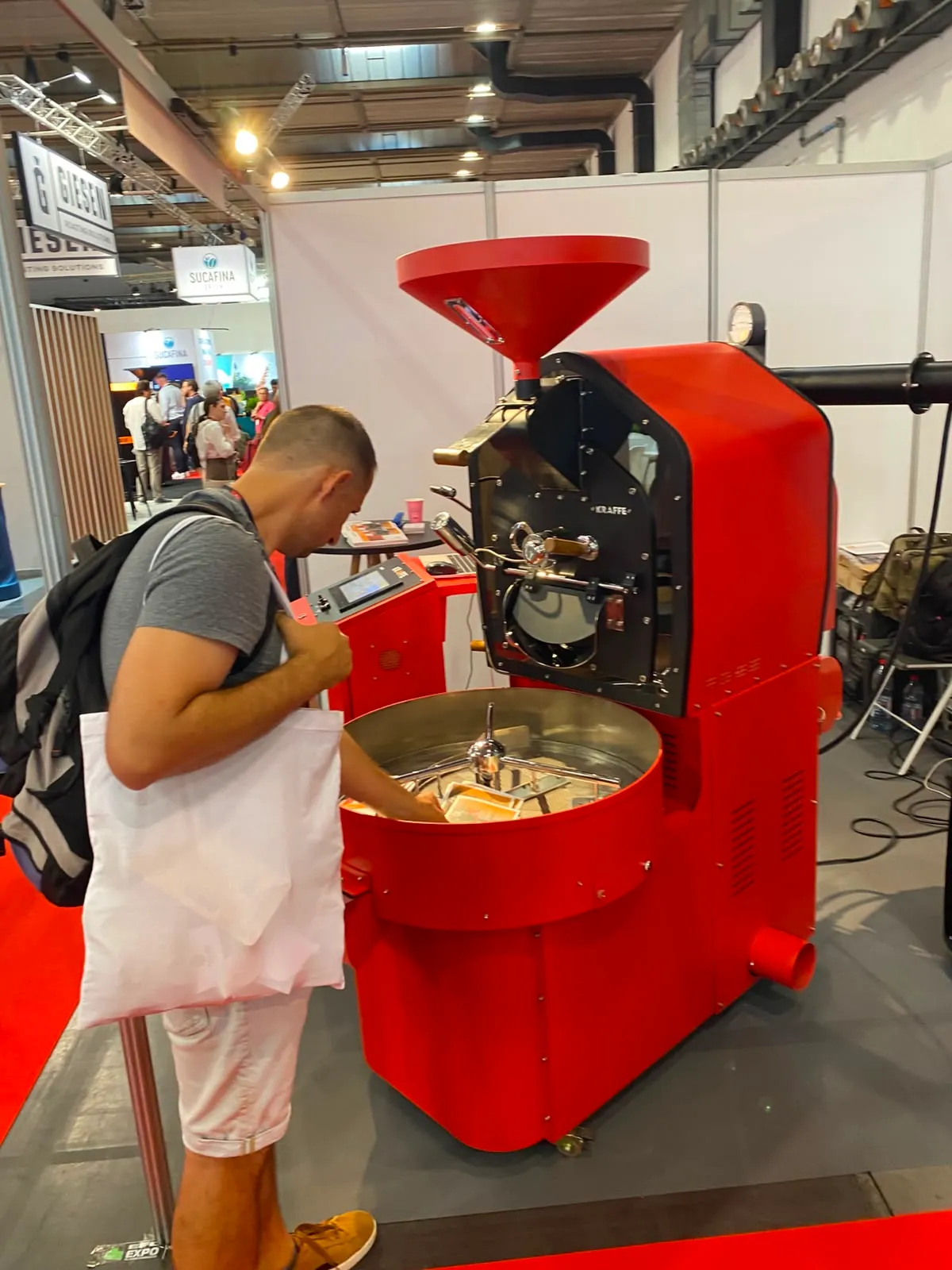 Spacious halls of the World of Coffee 2026