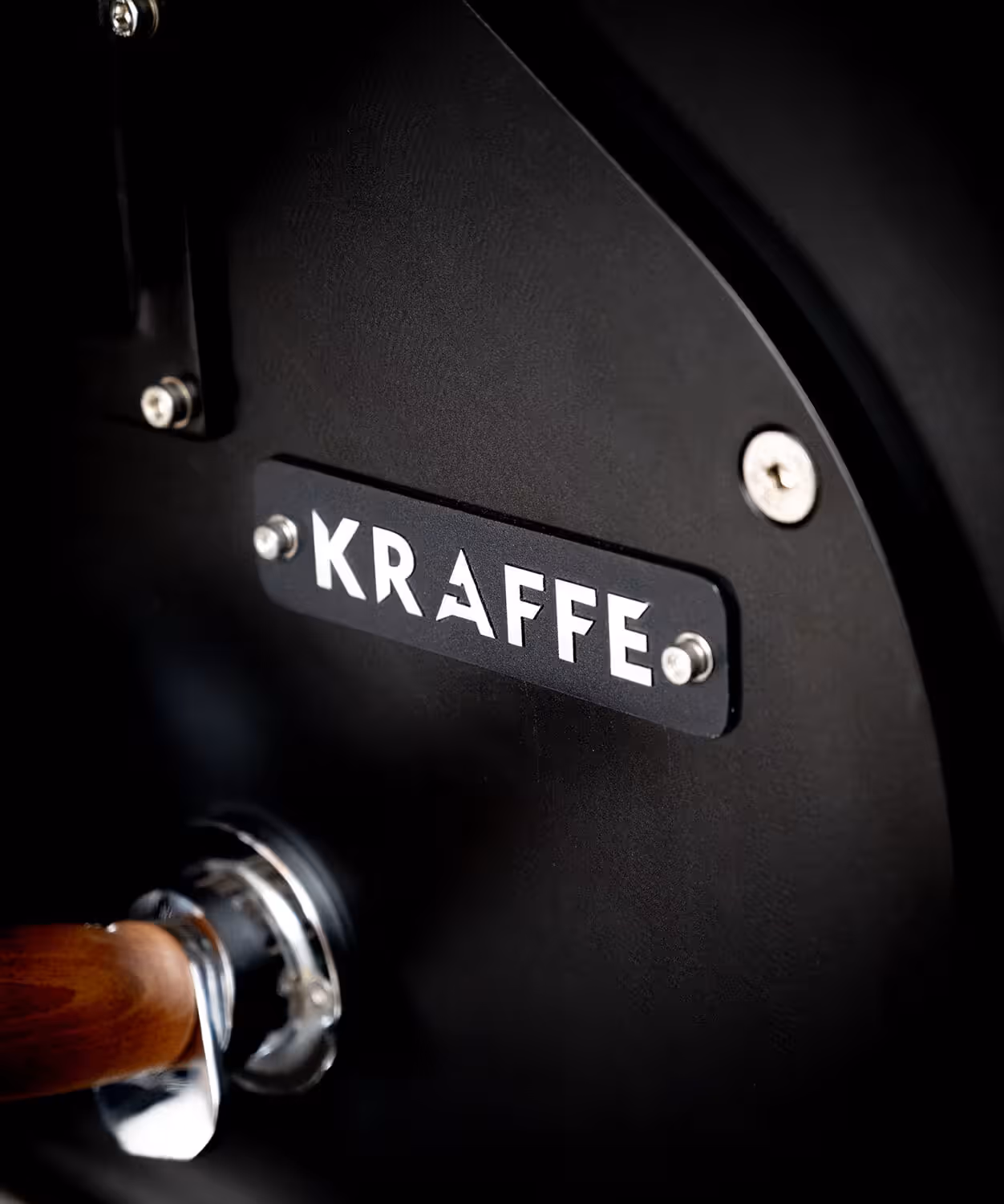 Kraffe coffee bean roaster showcasing its features