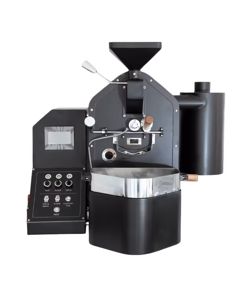 Kraffe Dimi 0.5 kg Commercial Coffee Roasting Machine, side view