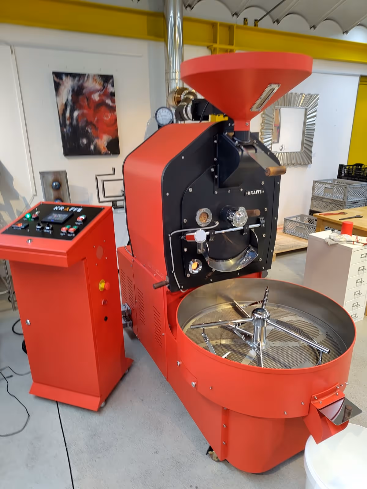 12kg batch Kraffe Roaster in Austria