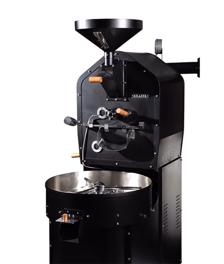 Kraffe 15 kg Commercial Coffee Roasting Machine, side view