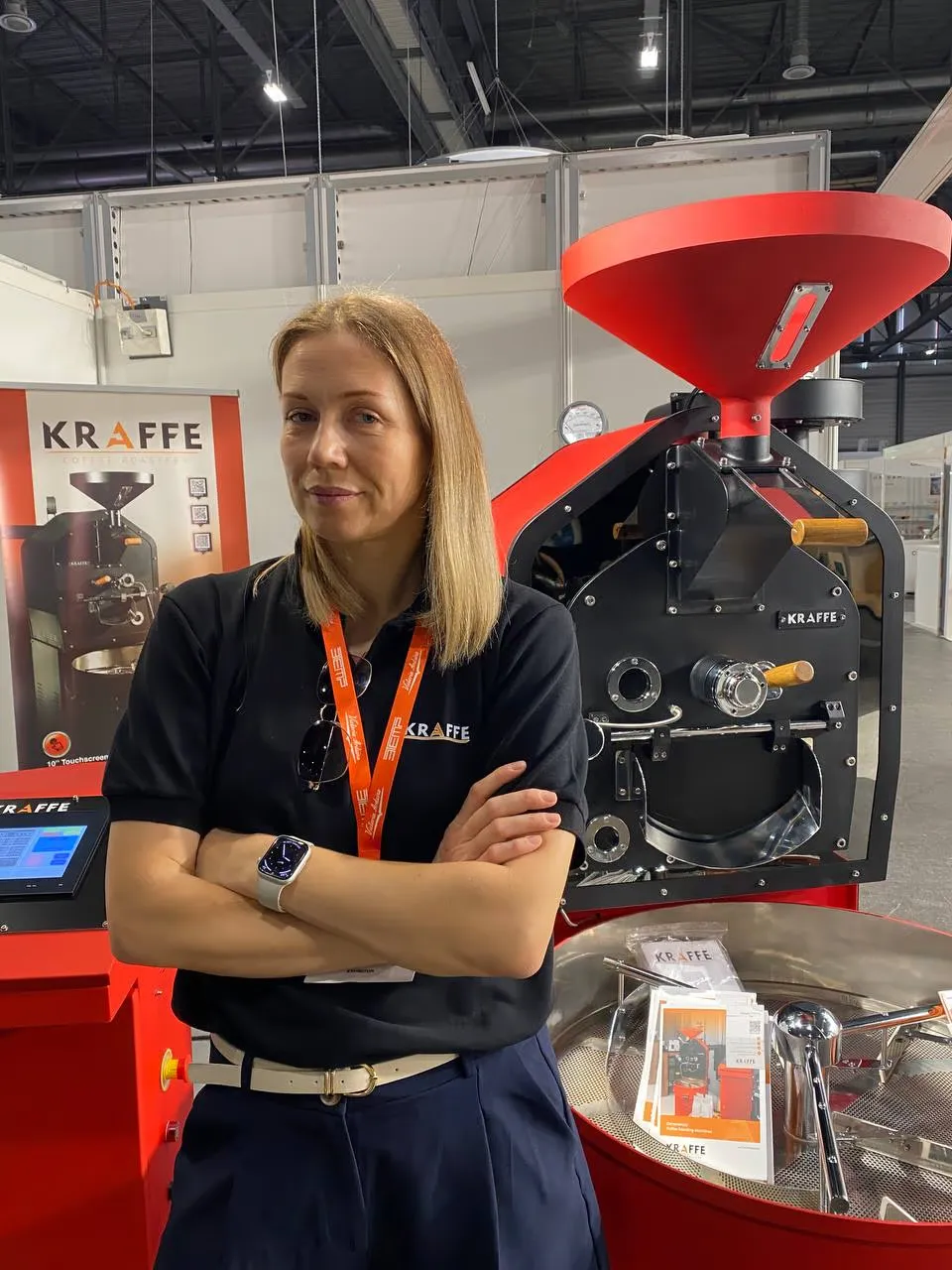 Team photo at the Kraffe Roasters stand